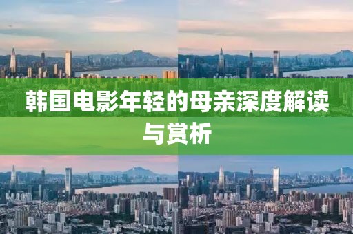 韩国电影年轻的母亲深度解读与赏析