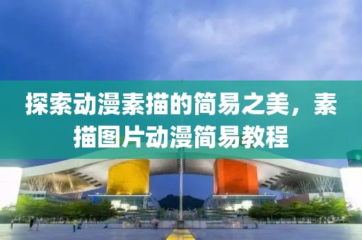 探索动漫素描的简易之美，素描图片动漫简易教程