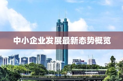 中小企业发展最新态势概览