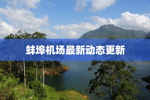 蚌埠机场最新动态更新