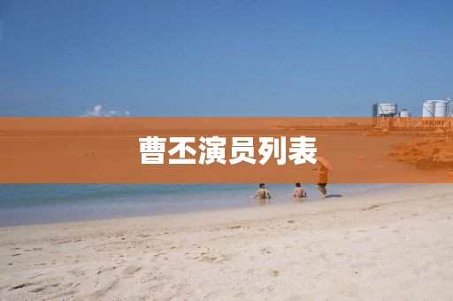 曹丕演员列表