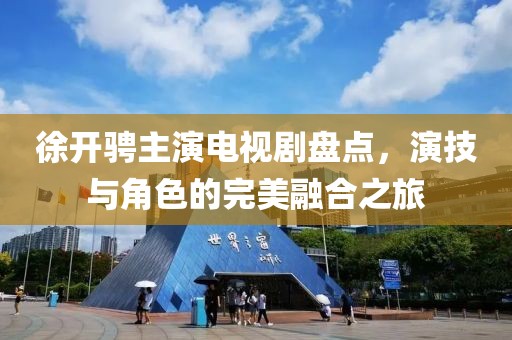 徐开骋主演电视剧盘点，演技与角色的完美融合之旅