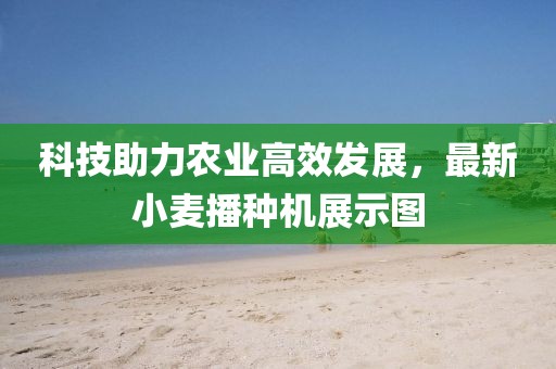 科技助力农业高效发展，最新小麦播种机展示图