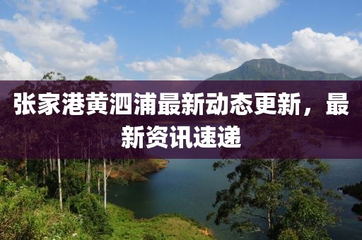 张家港黄泗浦最新动态更新，最新资讯速递