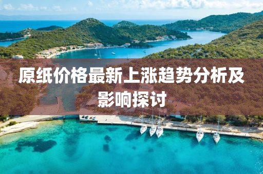 原纸价格最新上涨趋势分析及影响探讨