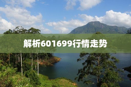 解析601699行情走势