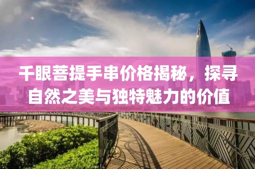 千眼菩提手串价格揭秘，探寻自然之美与独特魅力的价值