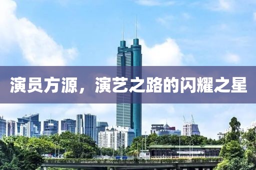 演员方源，演艺之路的闪耀之星