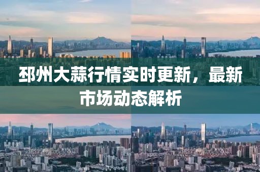 邳州大蒜行情实时更新，最新市场动态解析