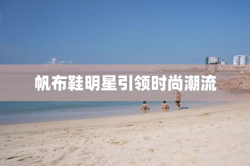 帆布鞋明星引领时尚潮流