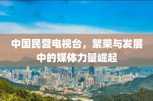 中国民营电视台，繁荣与发展中的媒体力量崛起