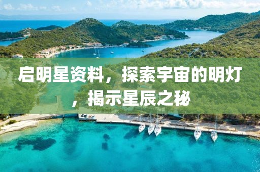 启明星资料，探索宇宙的明灯，揭示星辰之秘