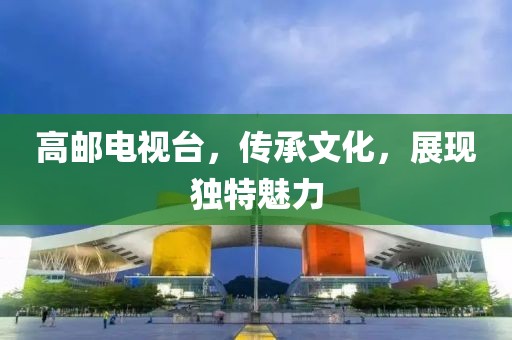 高邮电视台，传承文化，展现独特魅力