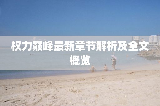 权力巅峰最新章节解析及全文概览