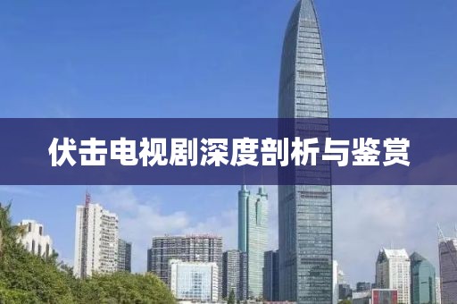 伏击电视剧深度剖析与鉴赏