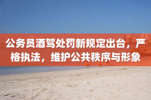 公务员酒驾处罚新规定出台，严格执法，维护公共秩序与形象