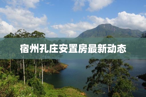 宿州孔庄安置房最新动态