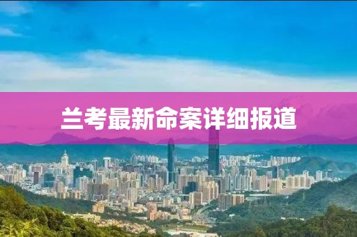 兰考最新命案详细报道