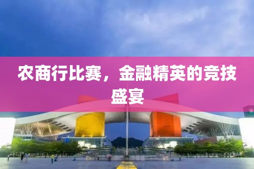农商行比赛，金融精英的竞技盛宴