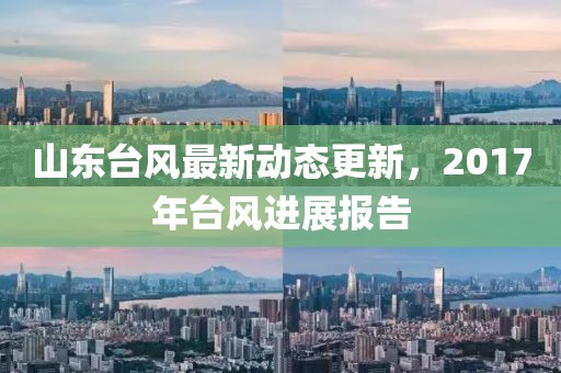 山东台风最新动态更新，2017年台风进展报告