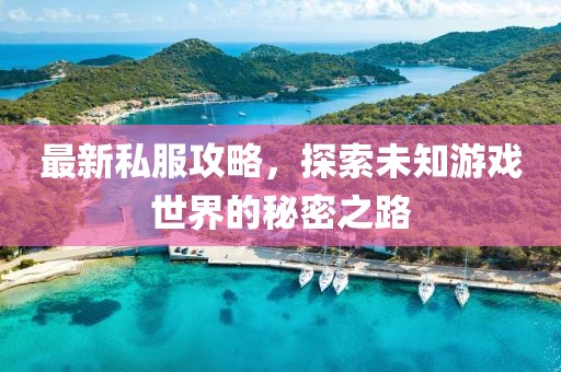 最新私服攻略，探索未知游戏世界的秘密之路