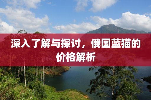 深入了解与探讨，俄国蓝猫的价格解析