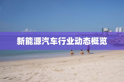新能源汽车行业动态概览
