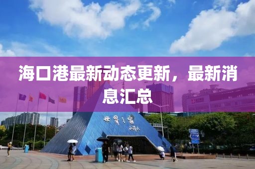 海口港最新动态更新，最新消息汇总