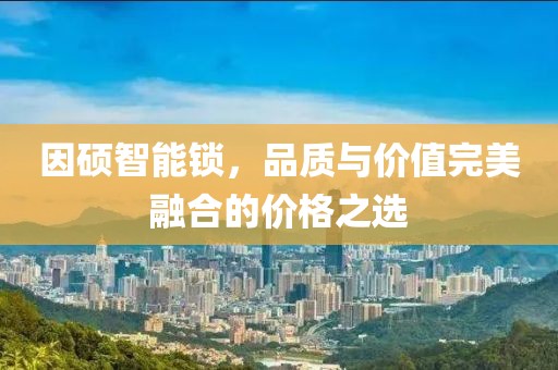 因硕智能锁，品质与价值完美融合的价格之选