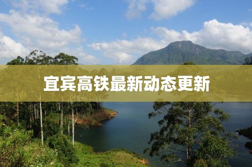 宜宾高铁最新动态更新