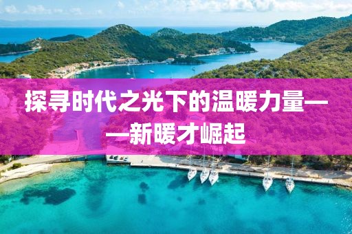 探寻时代之光下的温暖力量——新暖才崛起