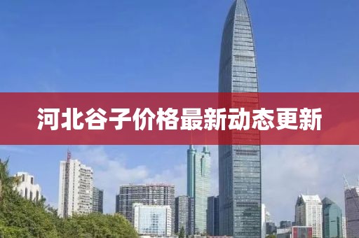 河北谷子价格最新动态更新