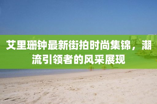 艾里珊钟最新街拍时尚集锦，潮流引领者的风采展现