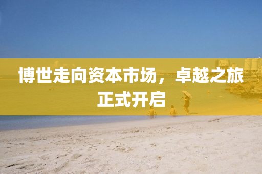 博世走向资本市场，卓越之旅正式开启