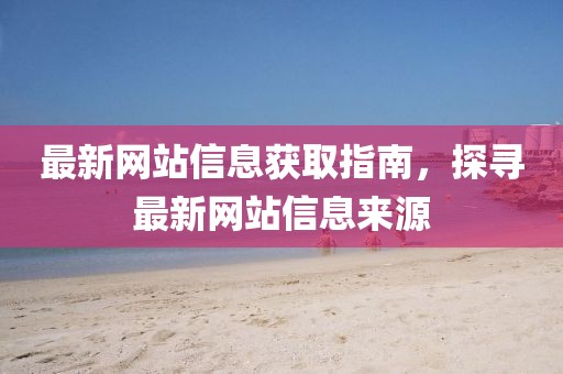最新网站信息获取指南，探寻最新网站信息来源