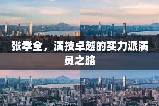 张孝全，演技卓越的实力派演员之路