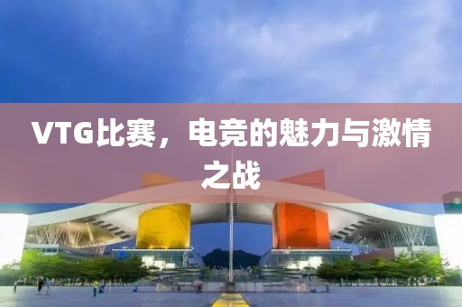 VTG比赛，电竞的魅力与激情之战