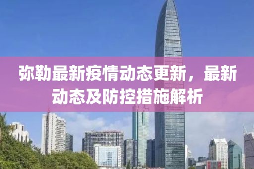 弥勒最新疫情动态更新，最新动态及防控措施解析
