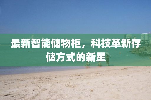 最新智能储物柜，科技革新存储方式的新星
