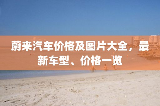 蔚来汽车价格及图片大全，最新车型、价格一览