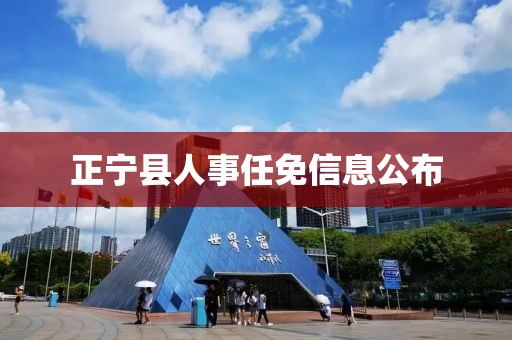 正宁县人事任免信息公布