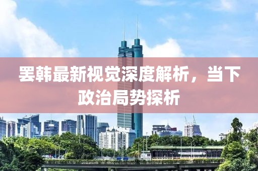 罢韩最新视觉深度解析，当下政治局势探析