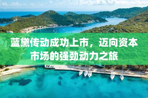 蓝黛传动成功上市，迈向资本市场的强劲动力之旅