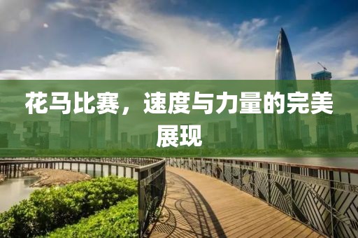 花马比赛，速度与力量的完美展现