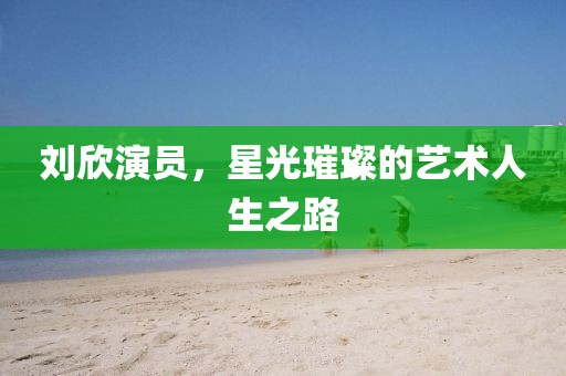 刘欣演员，星光璀璨的艺术人生之路