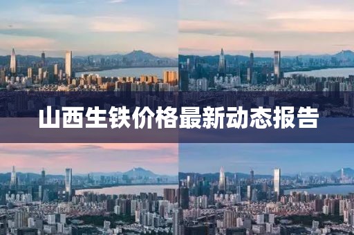 山西生铁价格最新动态报告