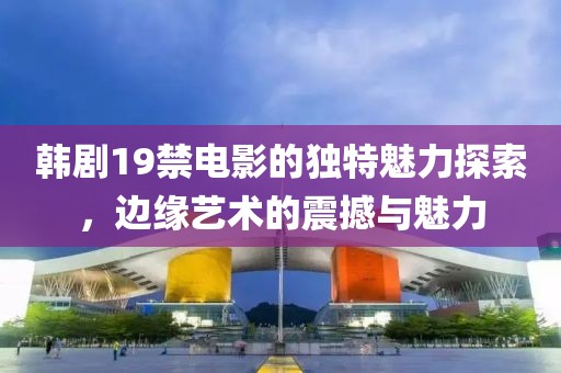 韩剧19禁电影的独特魅力探索，边缘艺术的震撼与魅力