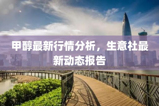 甲醇最新行情分析，生意社最新动态报告