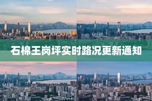 石棉王岗坪实时路况更新通知