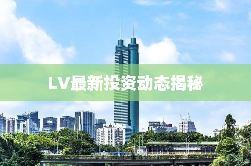 LV最新投资动态揭秘
